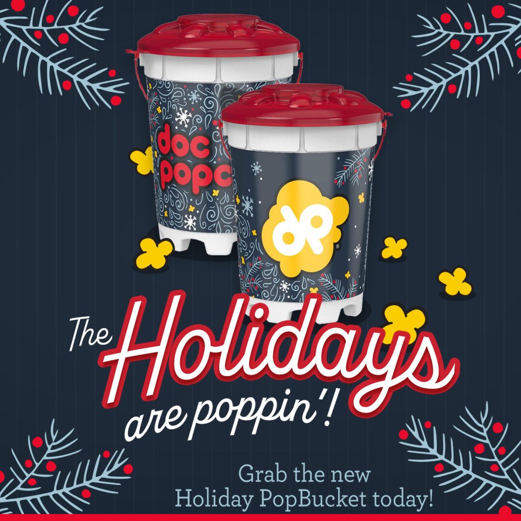 Popcorn buckets graphic